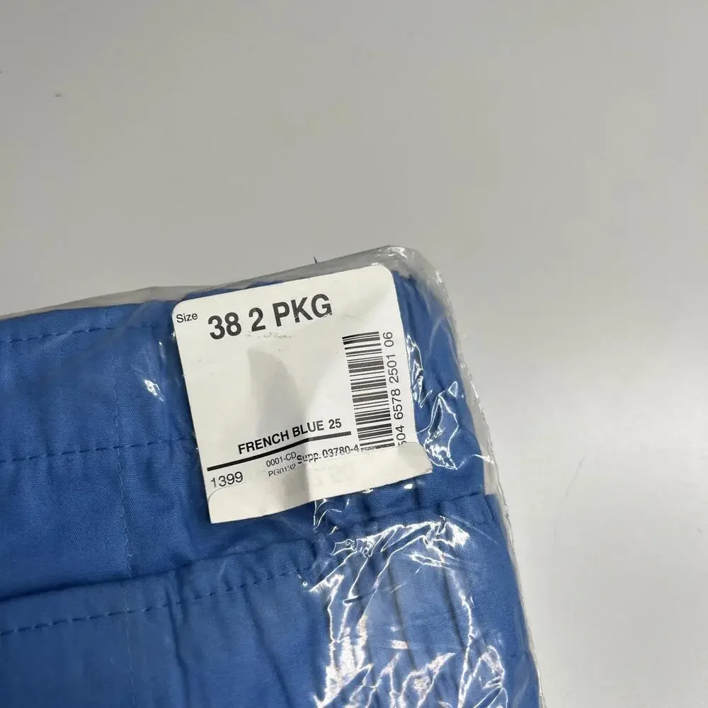 Vintage 2000s Stafford Men’s Boxers 2-Pack Size 38 NOS All Cotton French Blue‎